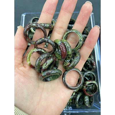 Natural Dragon Blood Finger Rings WG8089A-31-1