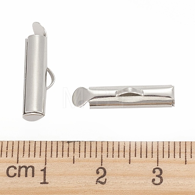 Iron Slide On End Clasp Tubes IFIN-R212-1.6cm-P-1