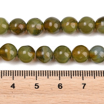 Handmade Lampwork Beads Strand LAMP-B056-8mm-20-1