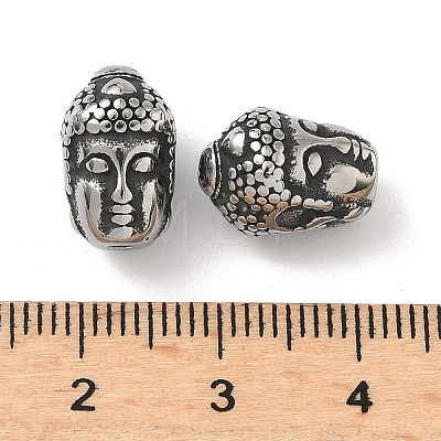 Retro 316 Surgical Stainless Steel Beads STAS-L307-12AS-1