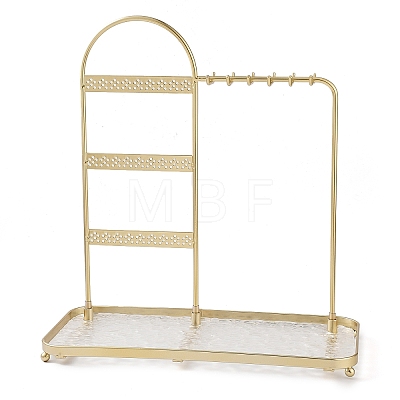 Multifunctional Iron Jewelry Display Rack ODIS-Q042-01G-1