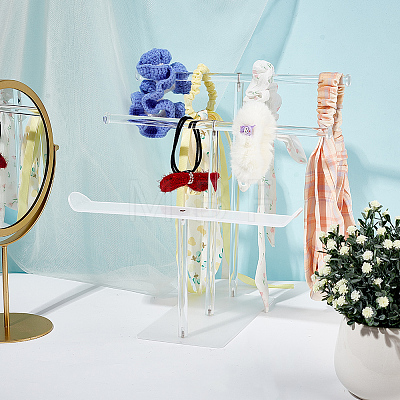 3-Tier Acrylic Hairband Display Stand ODIS-WH0030-82-1