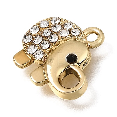 UV Plating Alloy Crystal Rhinestone Pendants RB-CBAD37D-02G-1