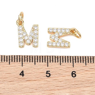 SHEGRACE Brass Micro Pave Clear Cubic Zirconia Pendants XGRQ29963-394G-M-1
