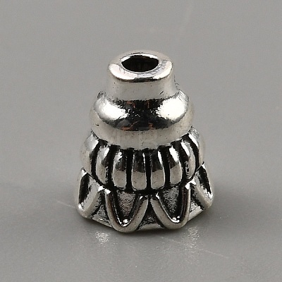 Tibetan Style Alloy Bead Cones FIND-WH0291-06C-AS-1