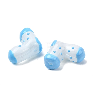 Handmade Glass Enamel Beads GLAA-K070-04D-1