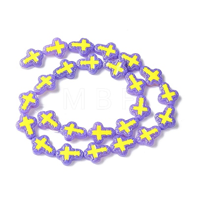 Baking Paint Glass Enamel Beads BLOW-D300-06P-1
