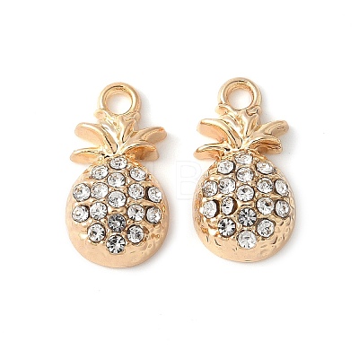 Alloy Crystal Rhinestone Pendants PALLOY-E775-21G-1