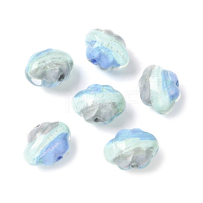 Two Tone Transparent Acrylic Beads OACR-D304-01D-1