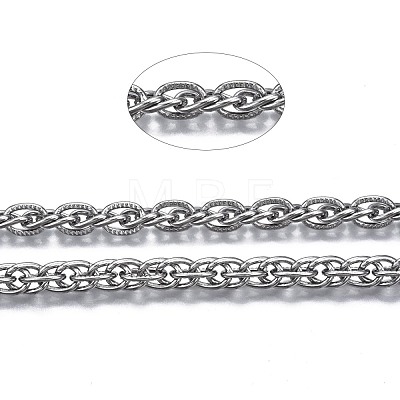 304 Stainless Steel Rope Chains CHS-T003-30A-P-1
