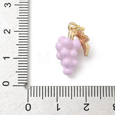 Brass Enamel Pendants X-KK-H523-01G-G-1