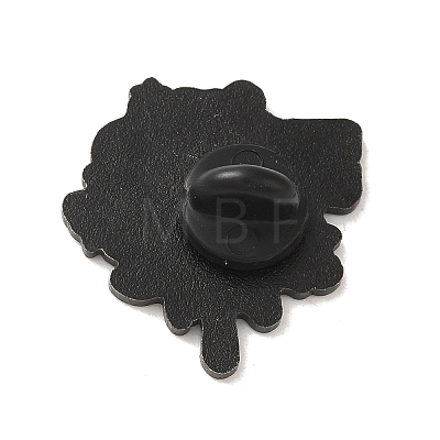 Black Alloy Brooches JEWB-R272-01F-1