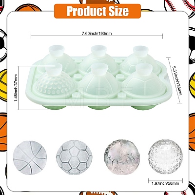 Sport Ball Theme Ice Silicone Molds ST-CJ0043-101-1