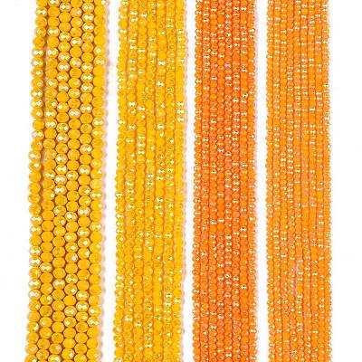 Electroplate Glass Beads Strands LS-EGLA-A044-P6mm-B29-1
