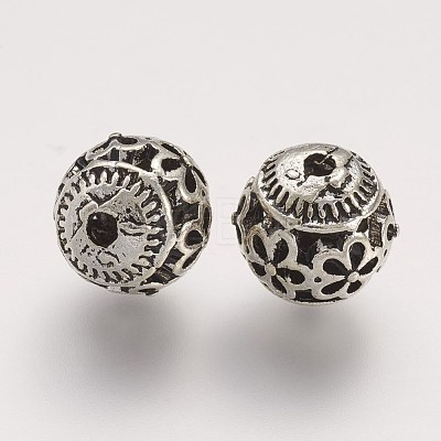 Tibetan Style Alloy Beads PALLOY-F149-19AS-1