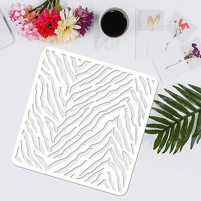 PET Hollow Out Drawing Painting Stencils DIY-WH0383-0066-1