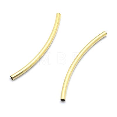 Brass Tube Beads KK-A143-35C-C-RS-1