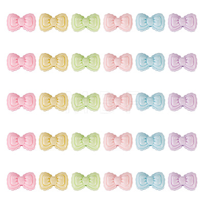 30Pcs Opaque Resin Decoden Cabochons RESI-TADJ0001-13B-1