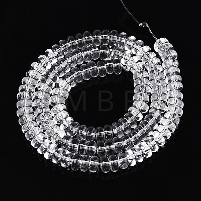 Transparent Glass Beads Strands GLAA-ZX008-4mm-19A-1