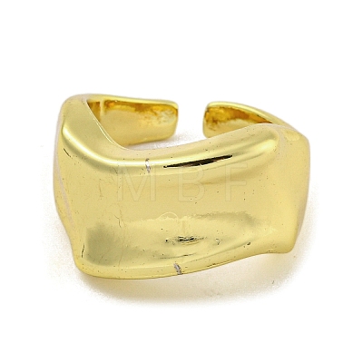 Brass Cuff Rings for Women RJEW-E294-03G-03-1