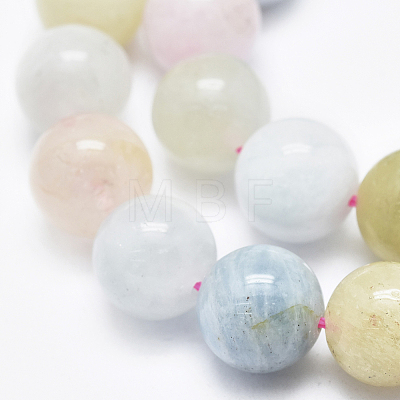 Natura Morganite Beads Strands G-D0001-03-10mm-1