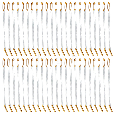 500Pcs Polyester Clothing Tags Labels String DIY-CY0003-20-1