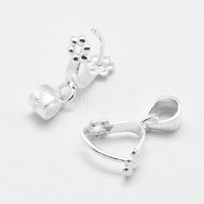 925 Sterling Silver Pendant Bails STER-E050-13S-1