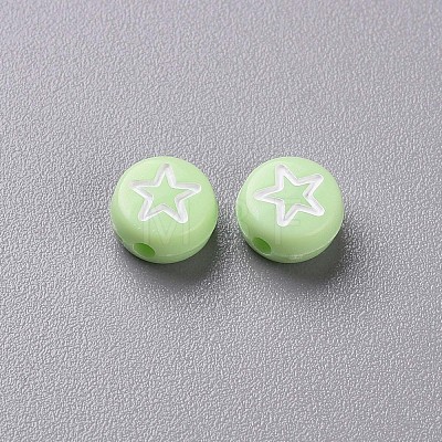 Opaque Acrylic Beads MACR-N008-40G-1