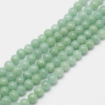 Natural Persian Jade Beads Strands X-G-D434-8mm-20-1