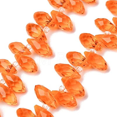Crystal Glass Beads Strands GLAA-D033-34-1