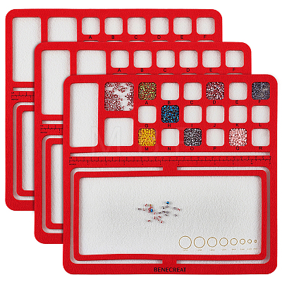 Felt Bead Design Board DIY-WH0419-98B-02-1