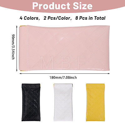 CHGCRAFT PU Imitation Leather Glasses Case AJEW-CA0004-27-1