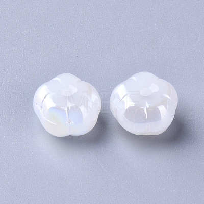 Imitation Jade Glass Beads GLAA-S190-002B-01-1