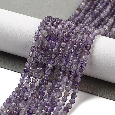 Natural Amethyst Beads Strands G-G140-A04-01-1