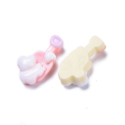 Opaque Cute Resin Decoden Cabochons RESI-B024-03D-1