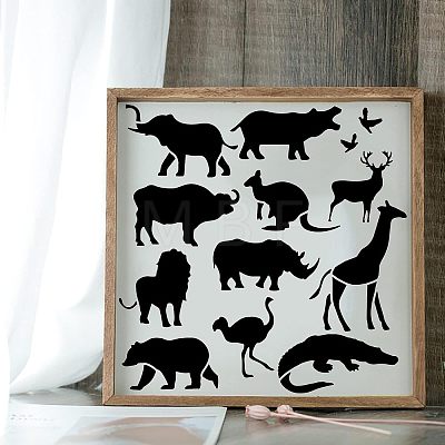 Plastic Reusable Drawing Painting Stencils Templates DIY-WH0172-920-1