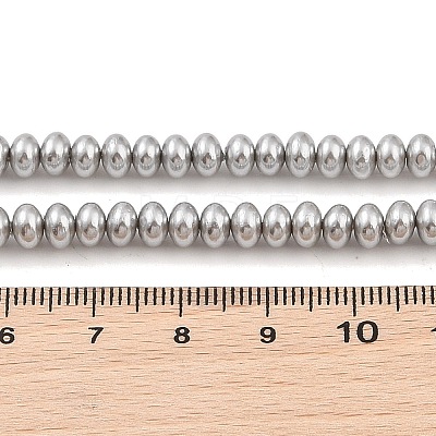 Electroplated Shell Pearl Beads Strands BSHE-C006-04B-1