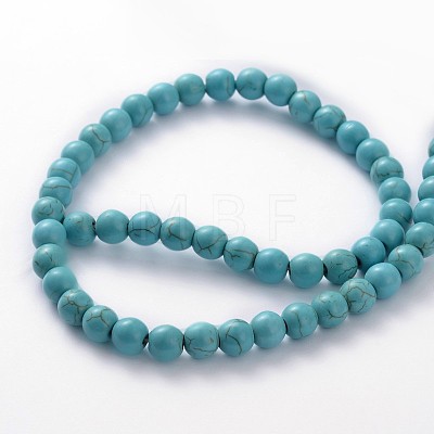 Synthetic Turquoise Beads Strands TURQ-S192-12mm-2-1