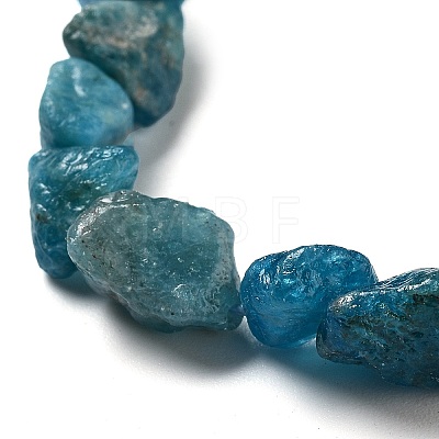 Raw Rough Natural Apatite Beads Strands G-P528-B04-02-1