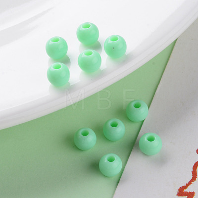 Opaque Acrylic Beads MACR-S370-C6mm-A05-1