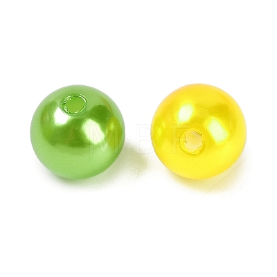 ABS Plastic Imitation Pearl Beads KY-G030-01H-1