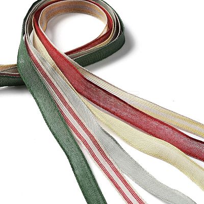 18 Yards 6 Styles Polyester Ribbon SRIB-C001-D06-1