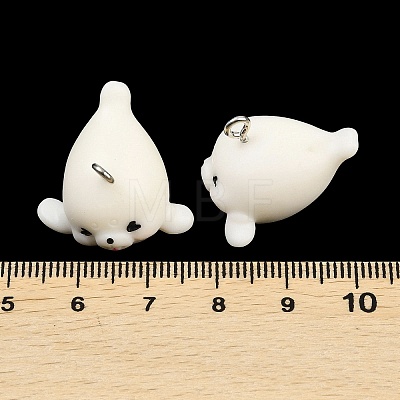 Marine Series Opaque Resin Pendants RESI-XCP0002-42C-1