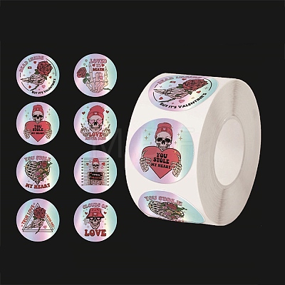 500Pcs Roll Stickers DIY-U008-02D-1