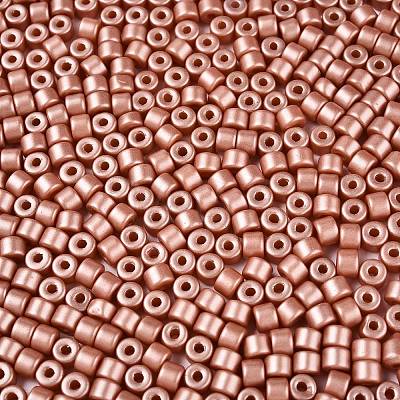 Baking Paint Pearlized Glass Seed Beads SEED-T008-03F-1