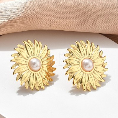 201 Stainless Steel Stud Earrings EJEW-D354-08G-02-1