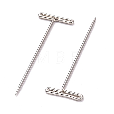 Non-Tarnish Nickel Plated Steel T Pins for Blocking Knitting FIND-D023-01P-04-1