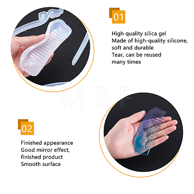 DIY Hairpin & Comb Silicone Molds Kits DIY-PH0004-15-1