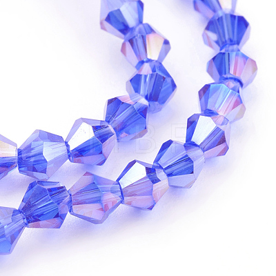 Glass Beads Strands EGLA-S056-02-1