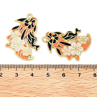 Rack Plating Alloy Enamel Pendants FIND-Q099-03B-02-1